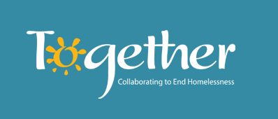 Together Logo with text Collaborating to End Homelessness