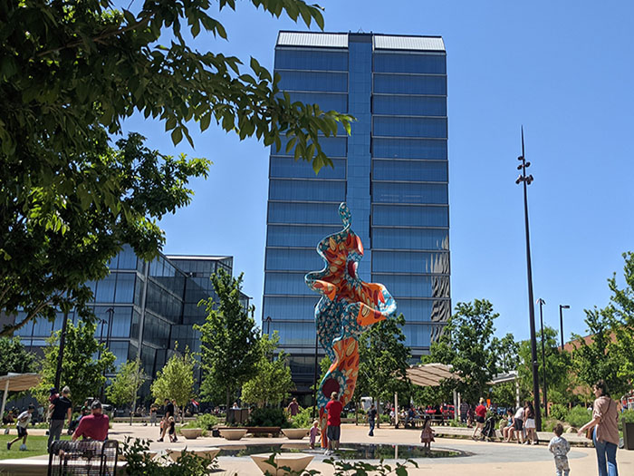 The Landmark building across from the Gene Leahy Mall in downtown Omaha where OmahaNebraska.com is located
