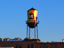 Millwork Commons Water Tower